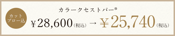 痛まないストレートパーマ　クセストパー®